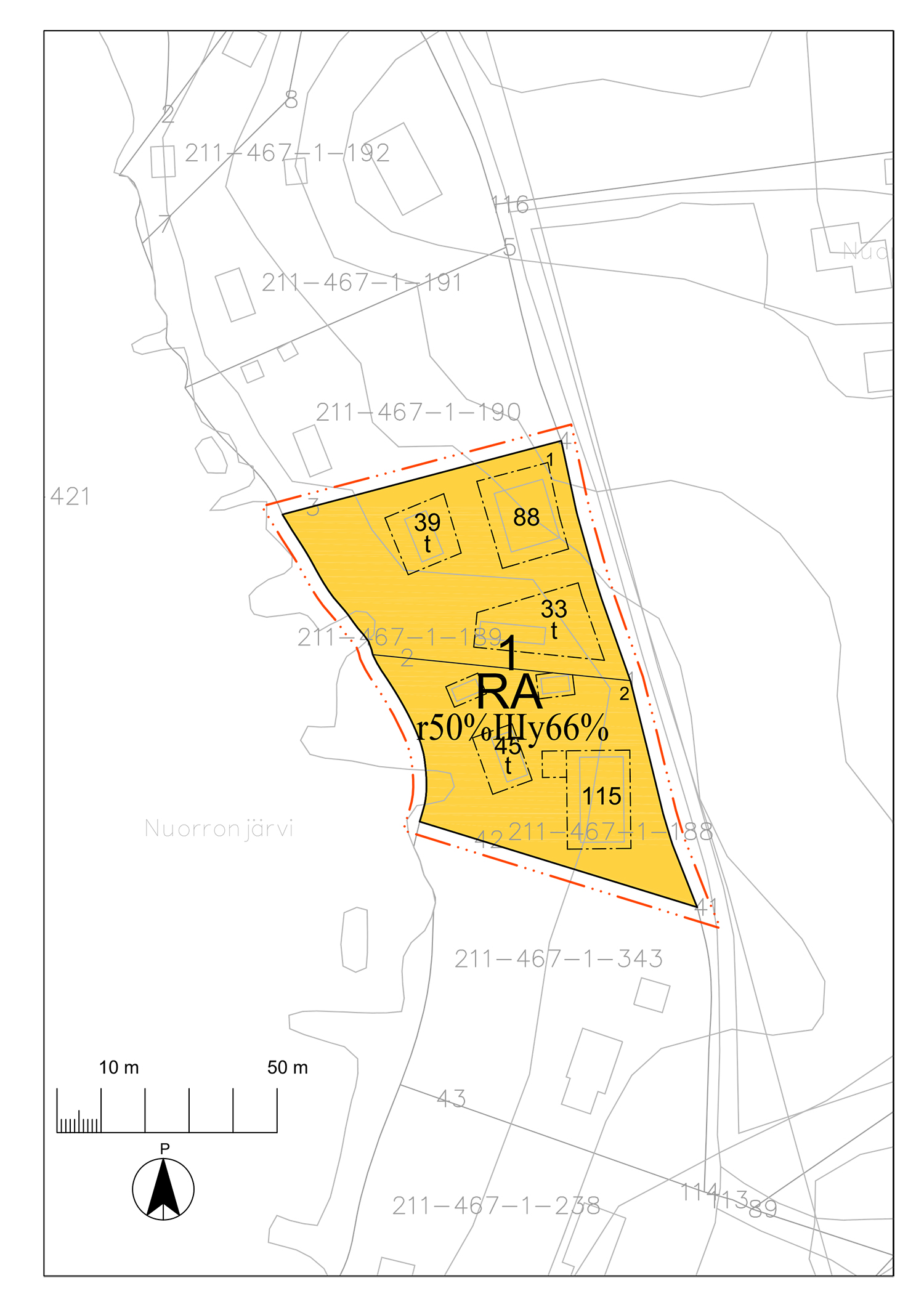Kangasalan Huutijärven Nuorronrannan ja Nuorronmajan ranta-asemakaava